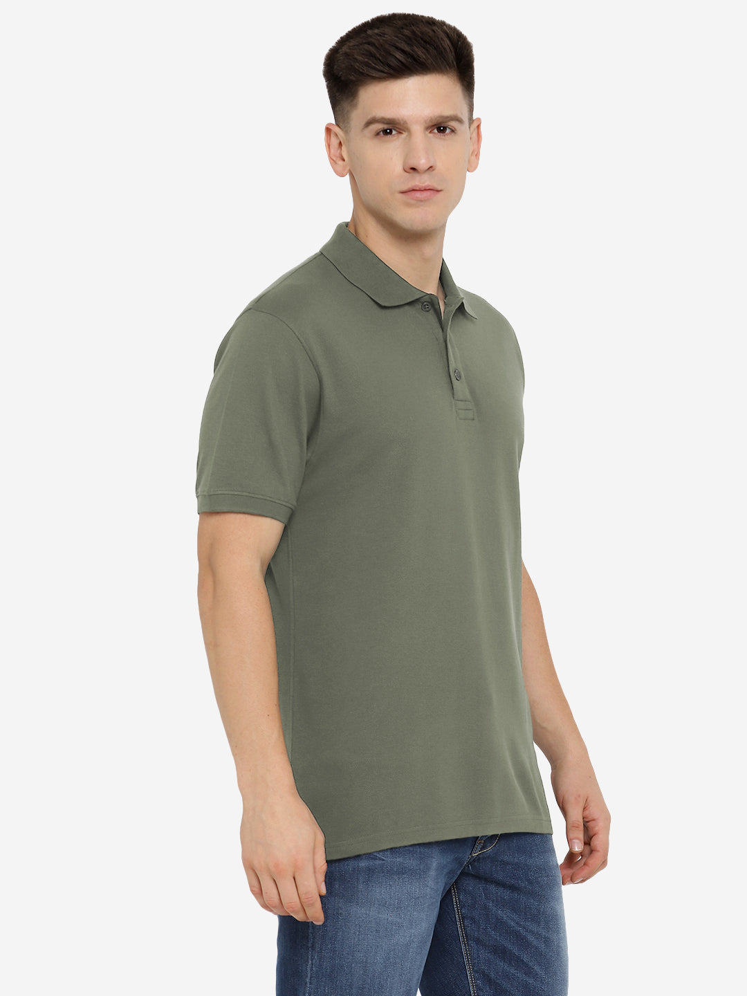 Supima Cotton Polo Collar T-Shirt for Men, PIQUE 220 GSM