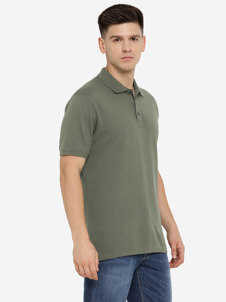 Supima Cotton Polo Collar T-Shirt for Men, PIQUE 220 GSM