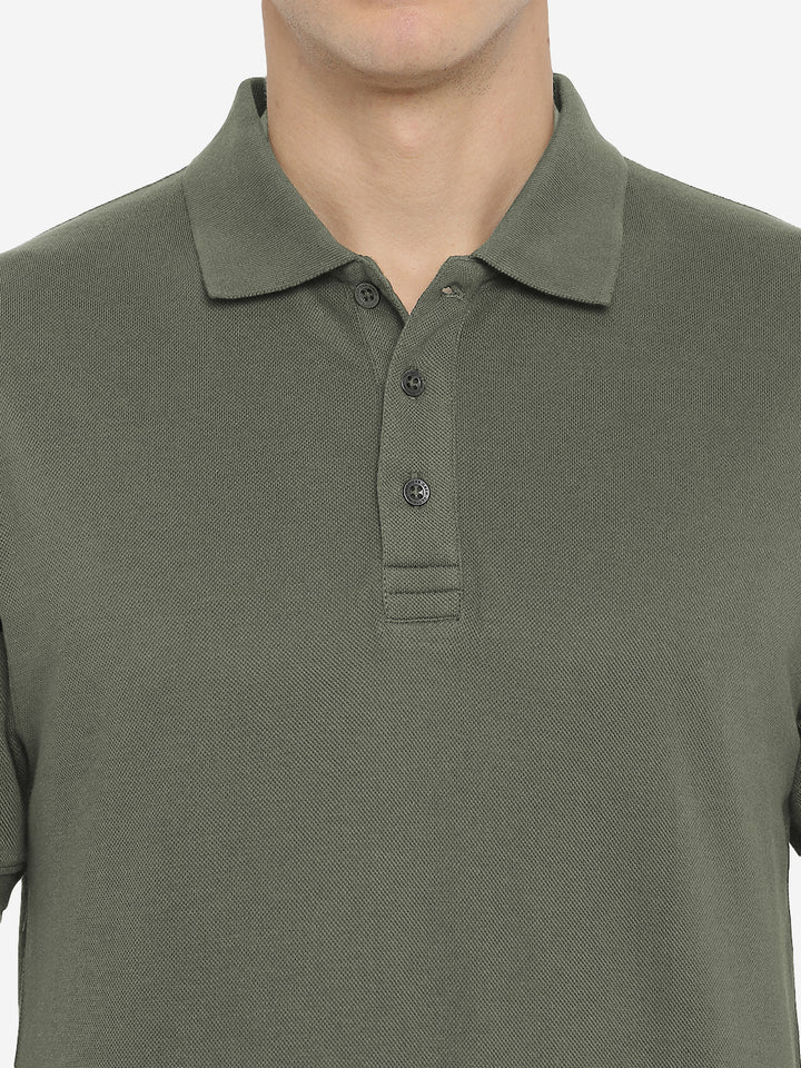 Supima Cotton Polo Collar T-Shirt for Men, PIQUE 220 GSM