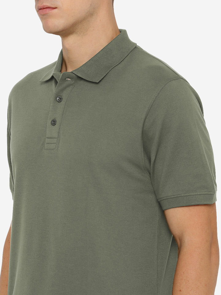 Supima Cotton Polo Collar T-Shirt for Men, PIQUE 220 GSM