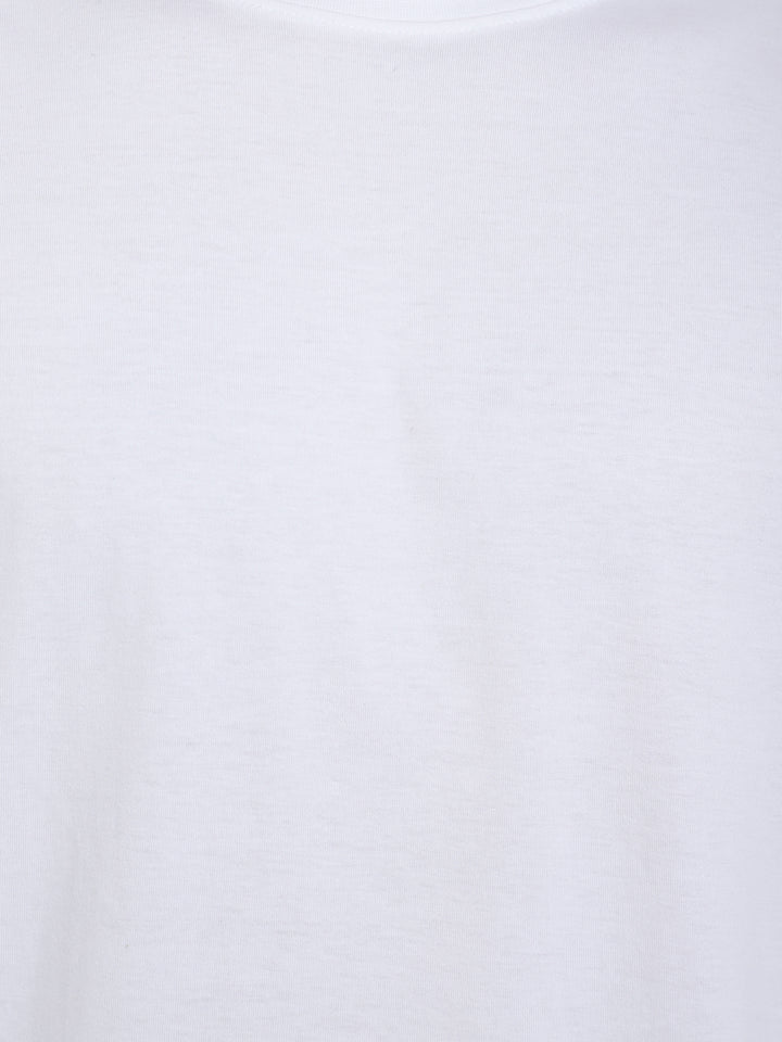 100% Cotton Oversize Round Neck T-Shirt - White