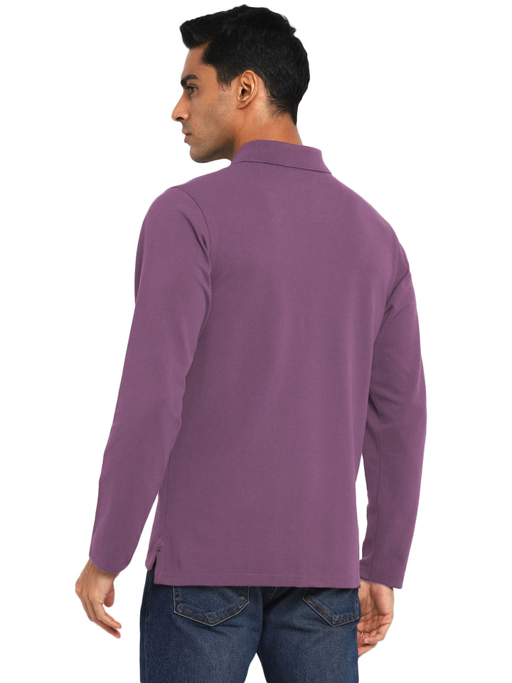 Full Sleeves Polo Collar T-Shirt with Pocket for Men - AC880