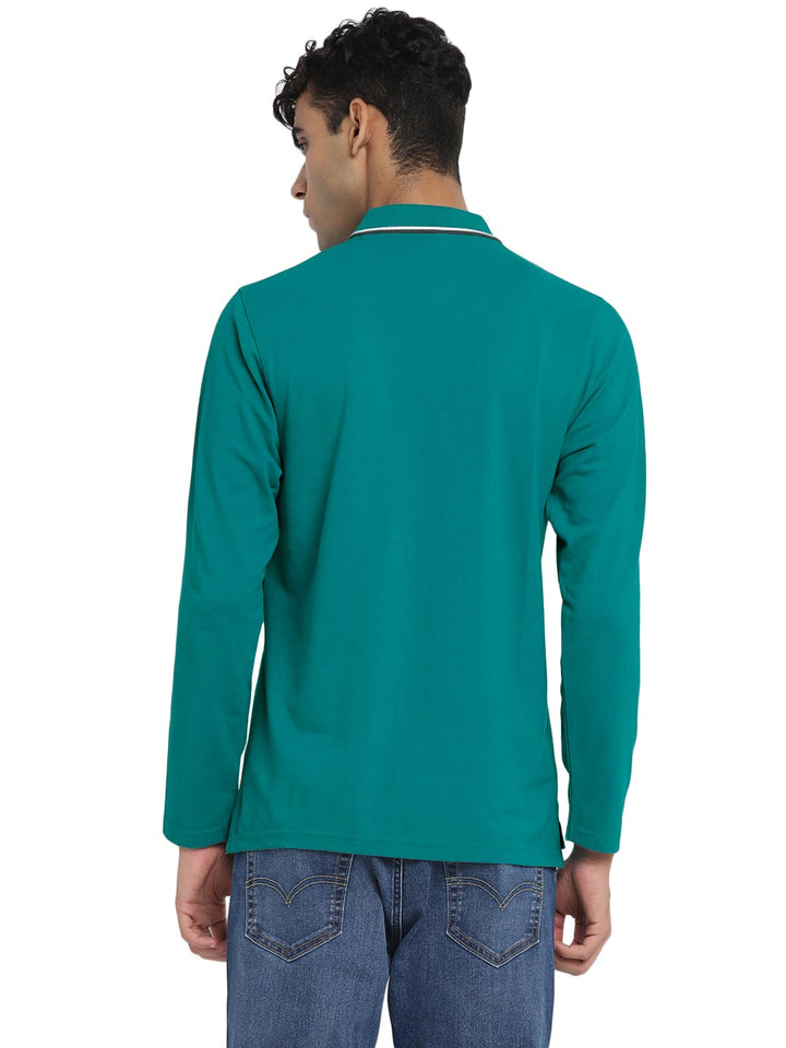 Full Sleeves Polo Collar T-Shirt with Pocket for Men - AC880