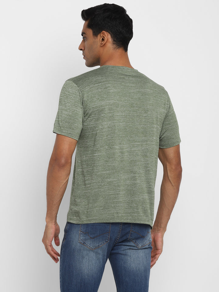 Active wear Kooltex Round Neck T-Shirt for Men - Light Green
