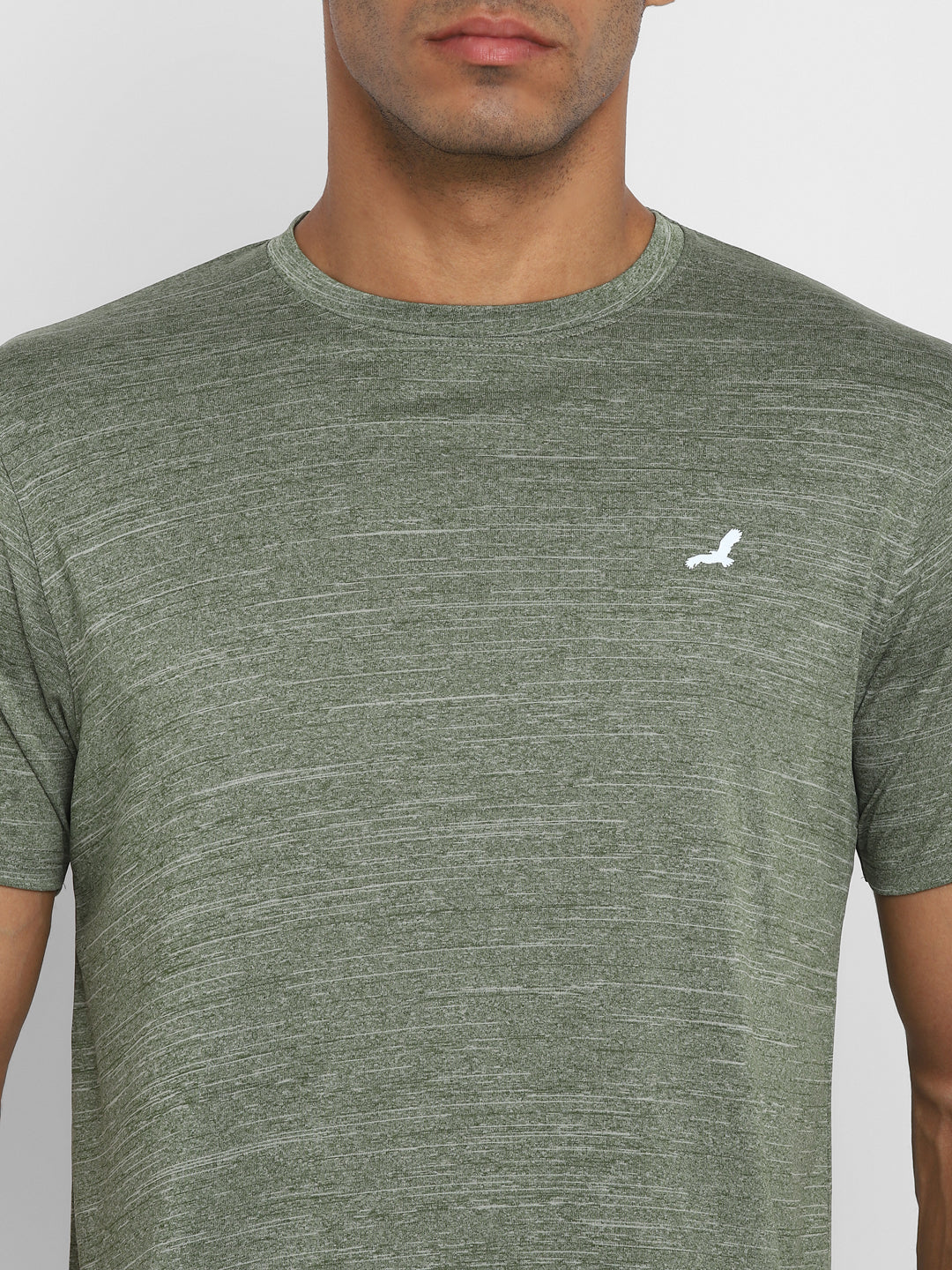 Active wear Kooltex Round Neck T-Shirt for Men - Light Green