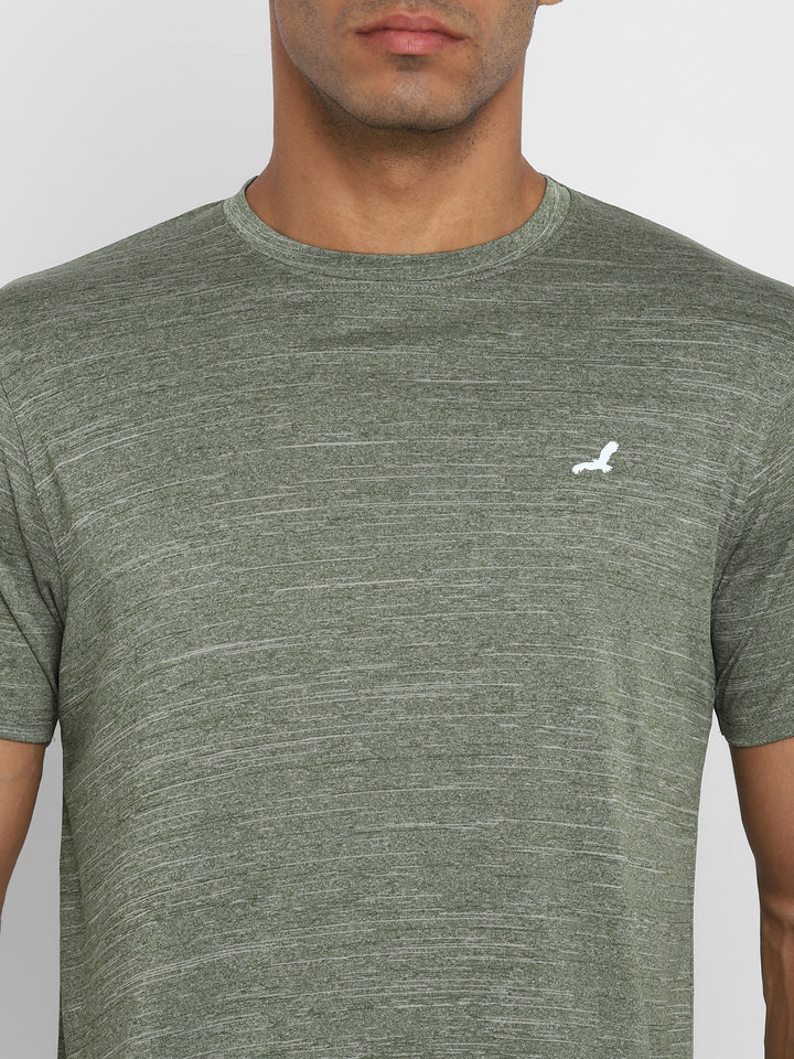 Active wear Kooltex Round Neck T-Shirt for Men - Light Green