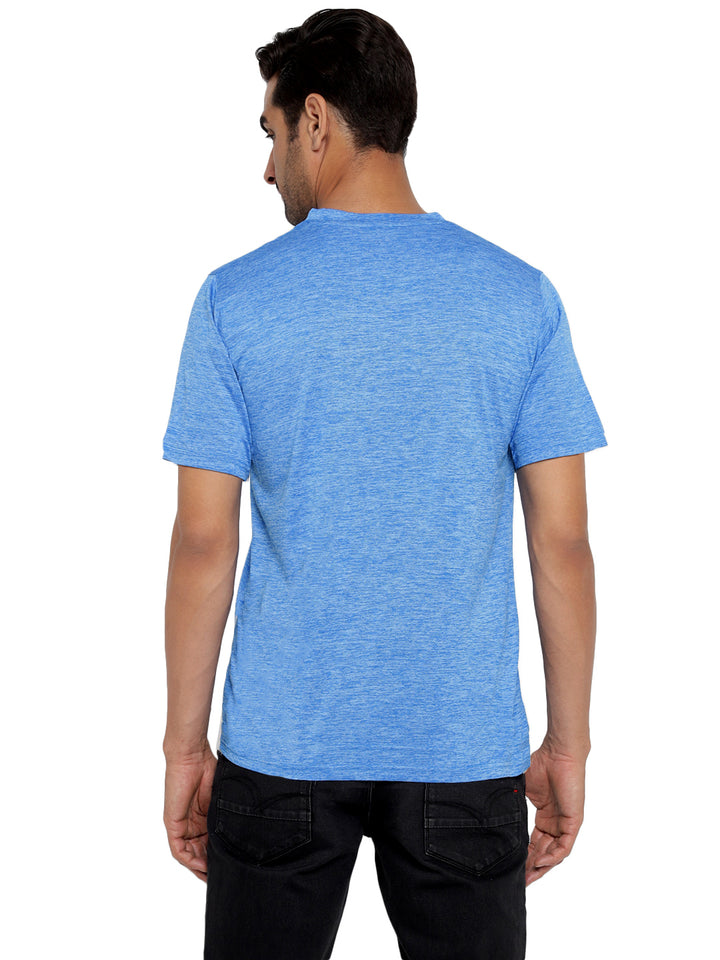 Active wear Kooltex Round Neck T-Shirt for Men - Sky Blue