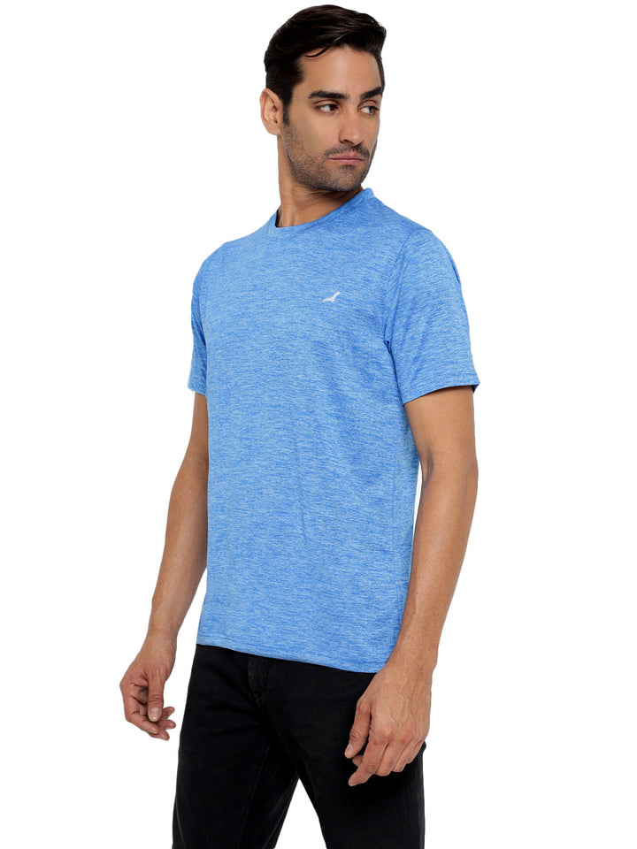 Active wear Kooltex Round Neck T-Shirt for Men - Sky Blue