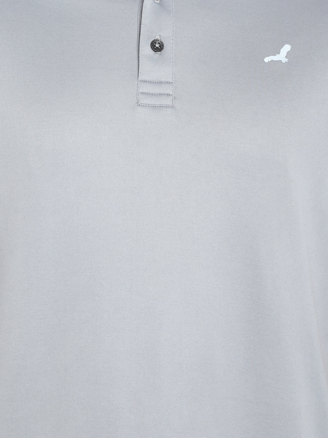 Polo Collar T-Shirt for Men - Steel Grey