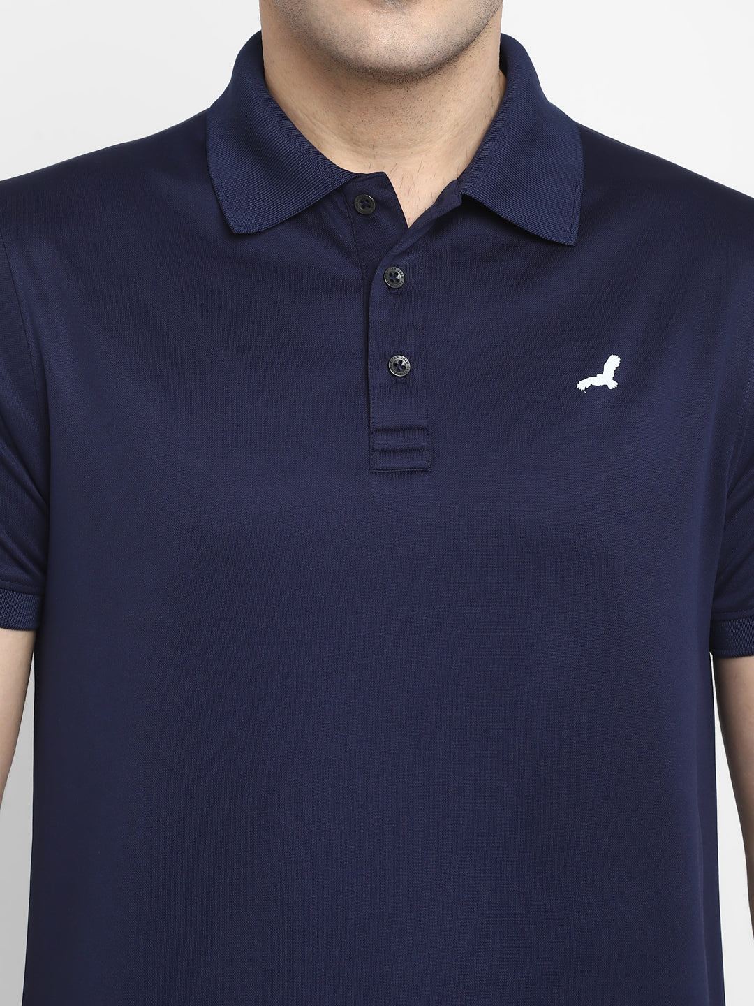 Polo Collar T-Shirt for Men - Navy Blue