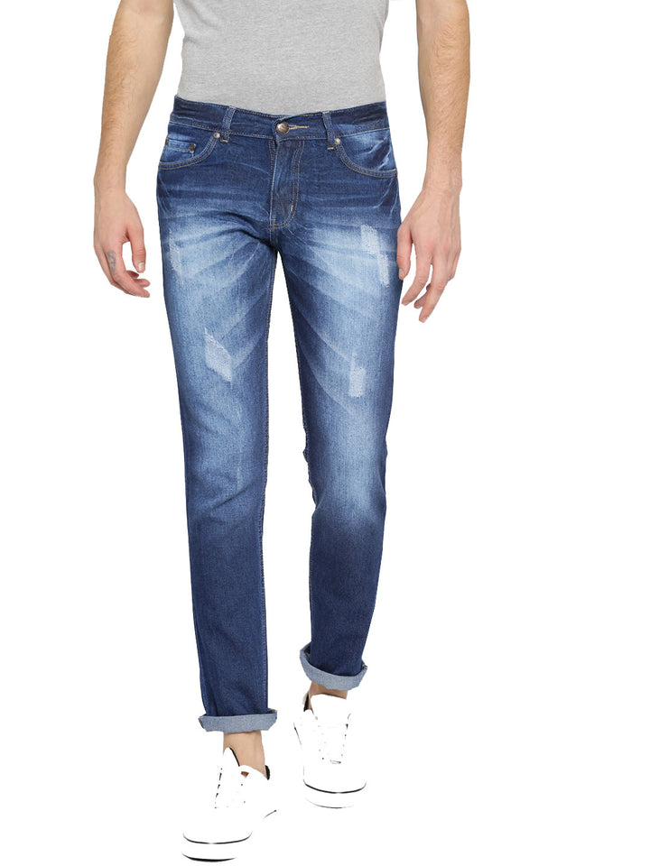 Men's Straight Fit Jeans - Dark Blue (No Exchange No Return)