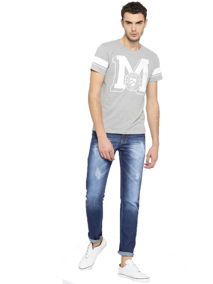 Men's Straight Fit Jeans - Dark Blue (No Exchange No Return)