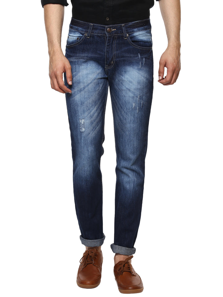 Men's Straight Fit Jeans - Dark Blue (No Exchange No Return)