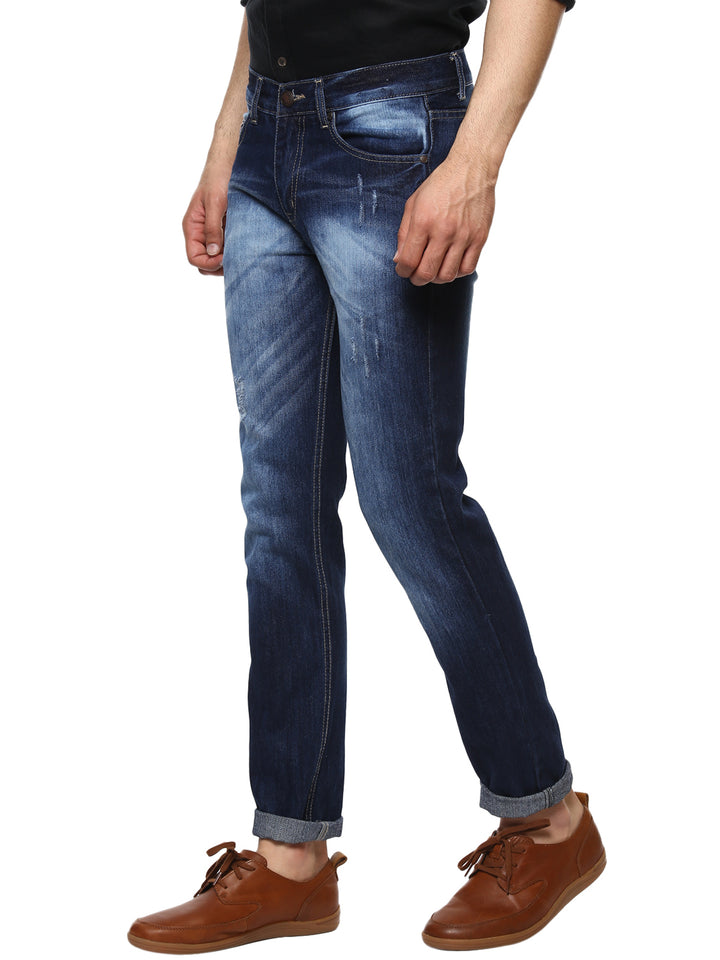 Men's Straight Fit Jeans - Dark Blue (No Exchange No Return)