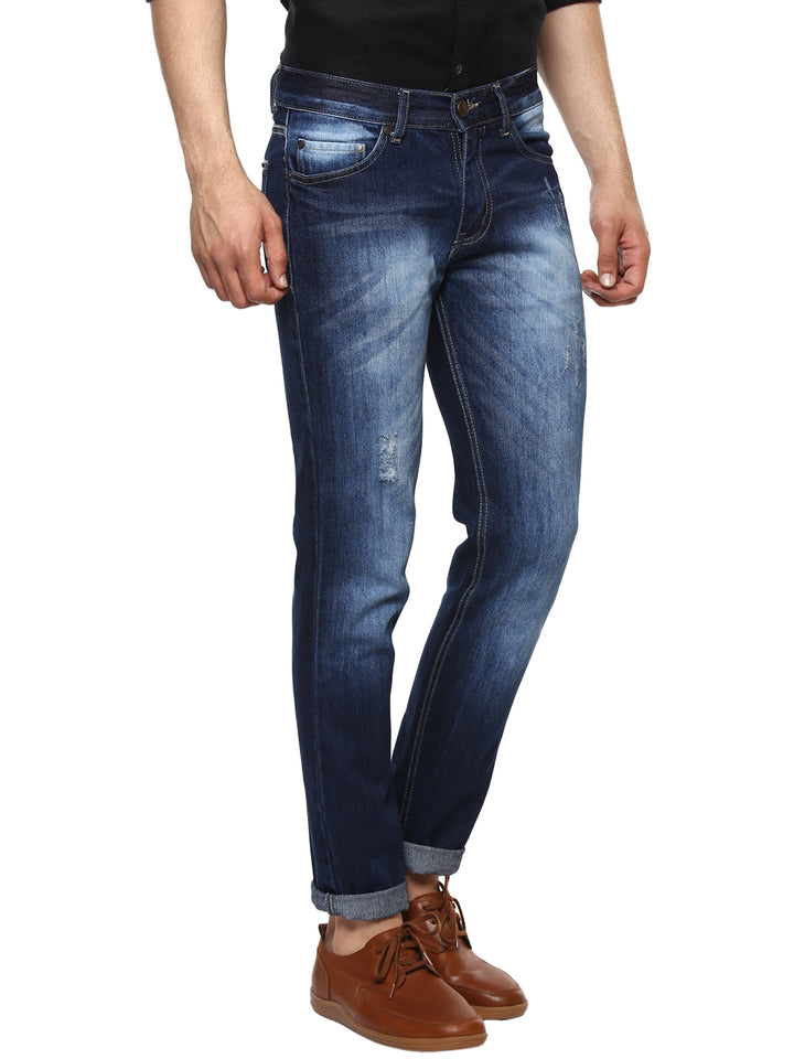 Men's Straight Fit Jeans - Dark Blue (No Exchange No Return)