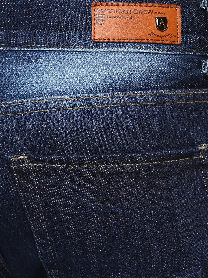 Men's Straight Fit Jeans - Dark Blue (No Exchange No Return)