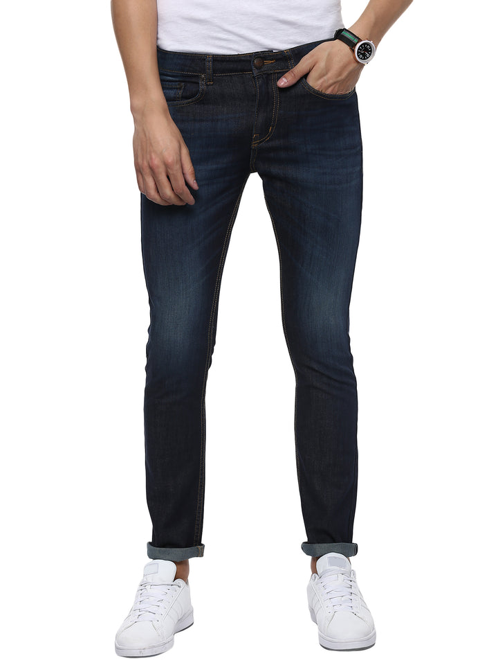 Men's Slim Fit Jeans - Dark Blue