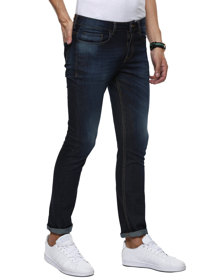 Men's Slim Fit Jeans - Dark Blue