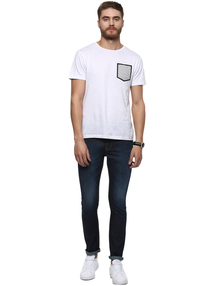 Men's Slim Fit Jeans - Dark Blue