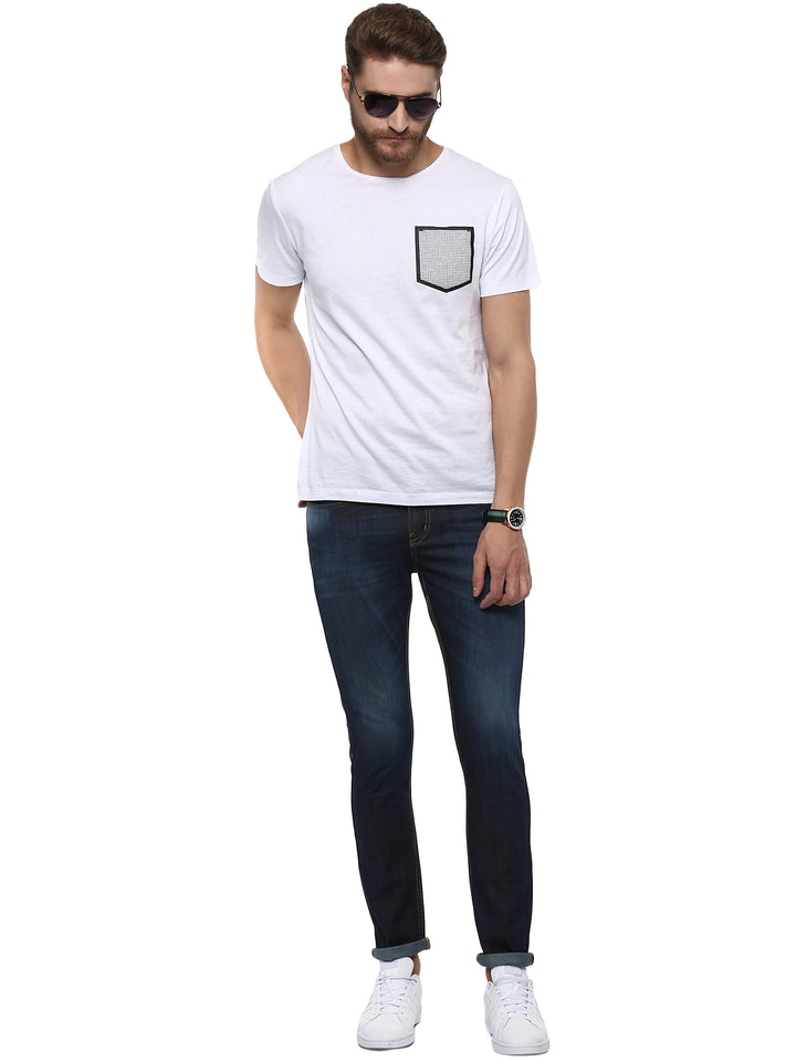 Men's Slim Fit Jeans - Dark Blue