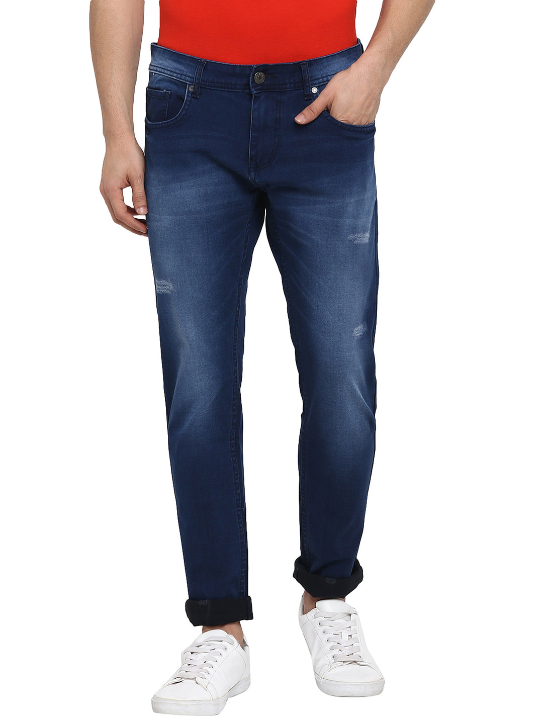 Men's Slim Fit Jeans - Dark Blue