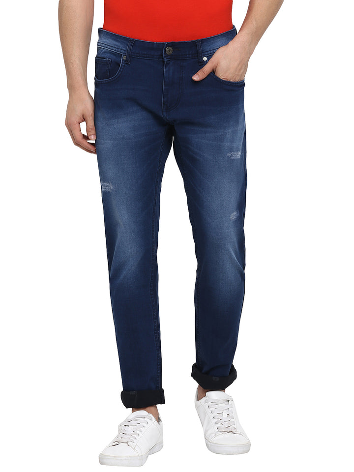 Men's Slim Fit Jeans - Dark Blue