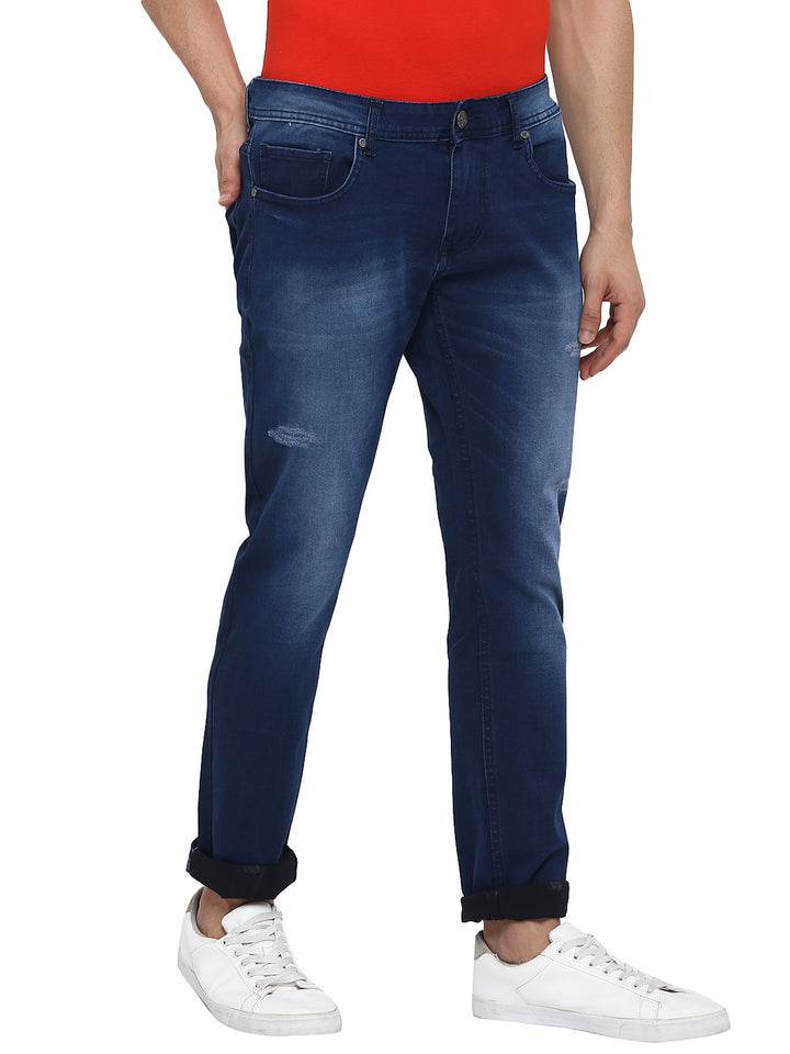 Men's Slim Fit Jeans - Dark Blue