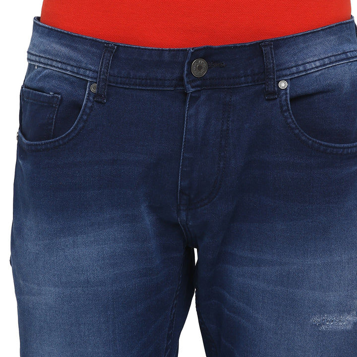Men's Slim Fit Jeans - Dark Blue