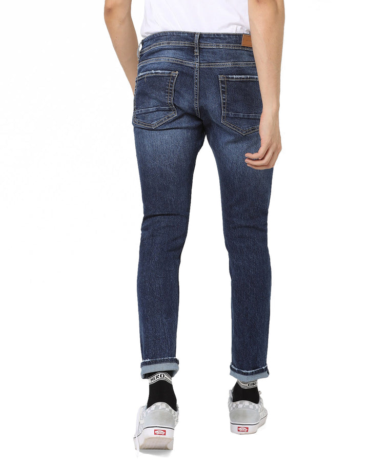 Men's Slim Fit Jeans - Dark Blue