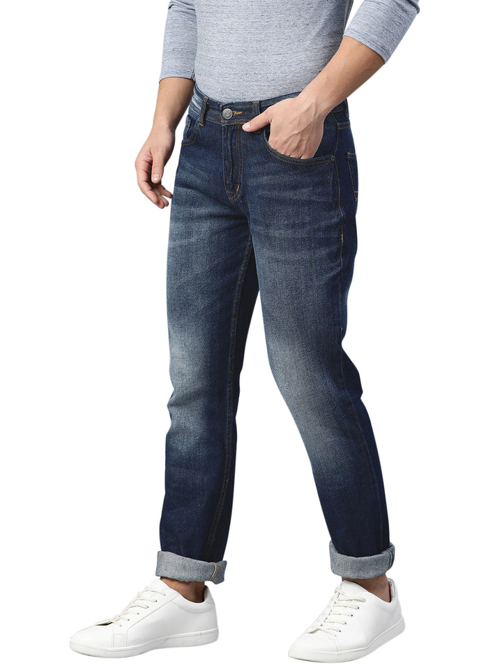 Men's Straight Fit Jeans - Blue