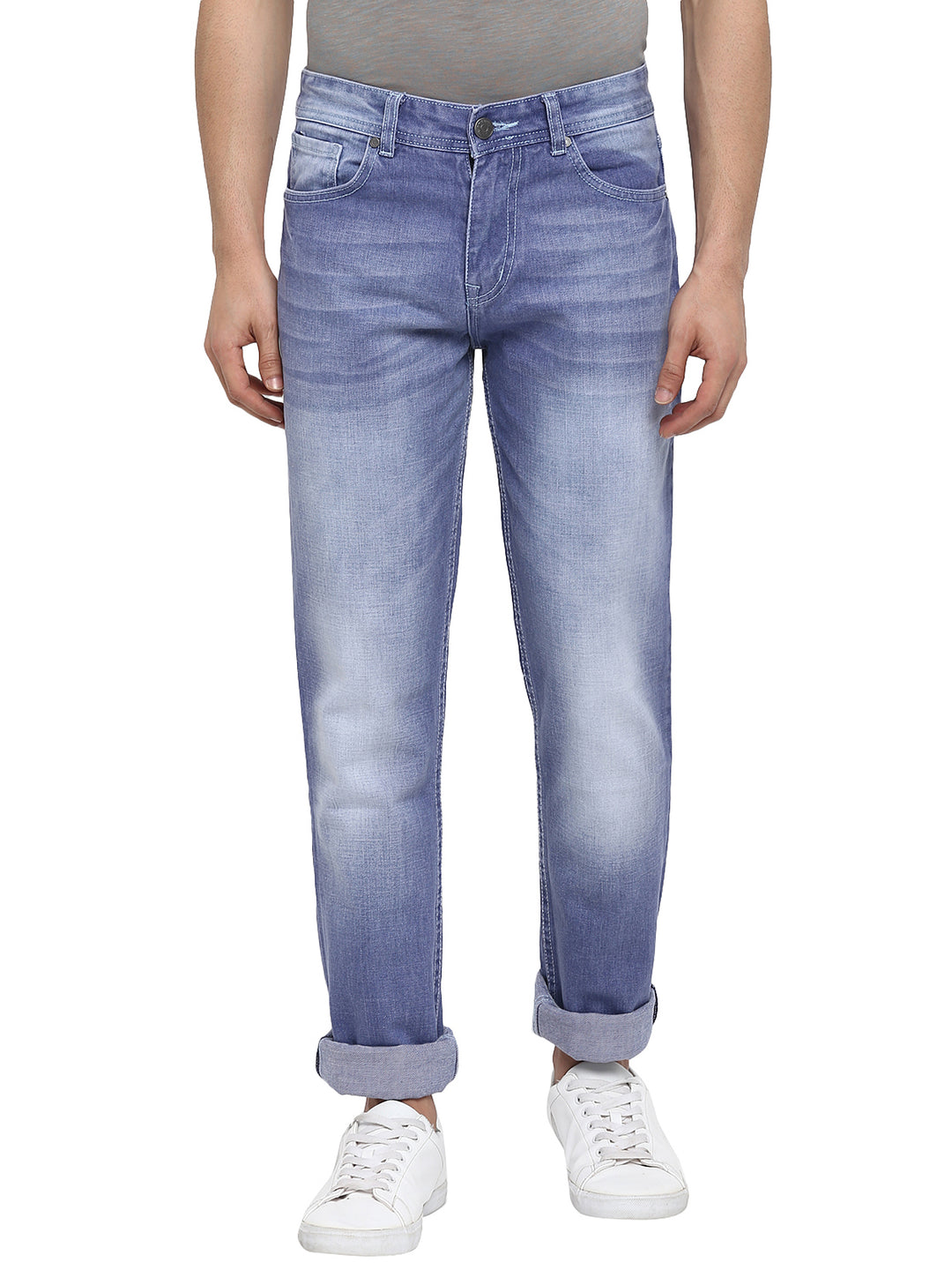 Men's Straight Fit Jeans - Blue (NO EXCHANGE NO REFUND0