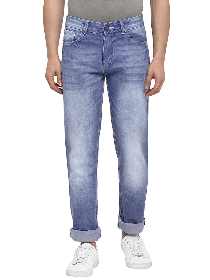Men's Straight Fit Jeans - Blue (NO EXCHANGE NO REFUND0