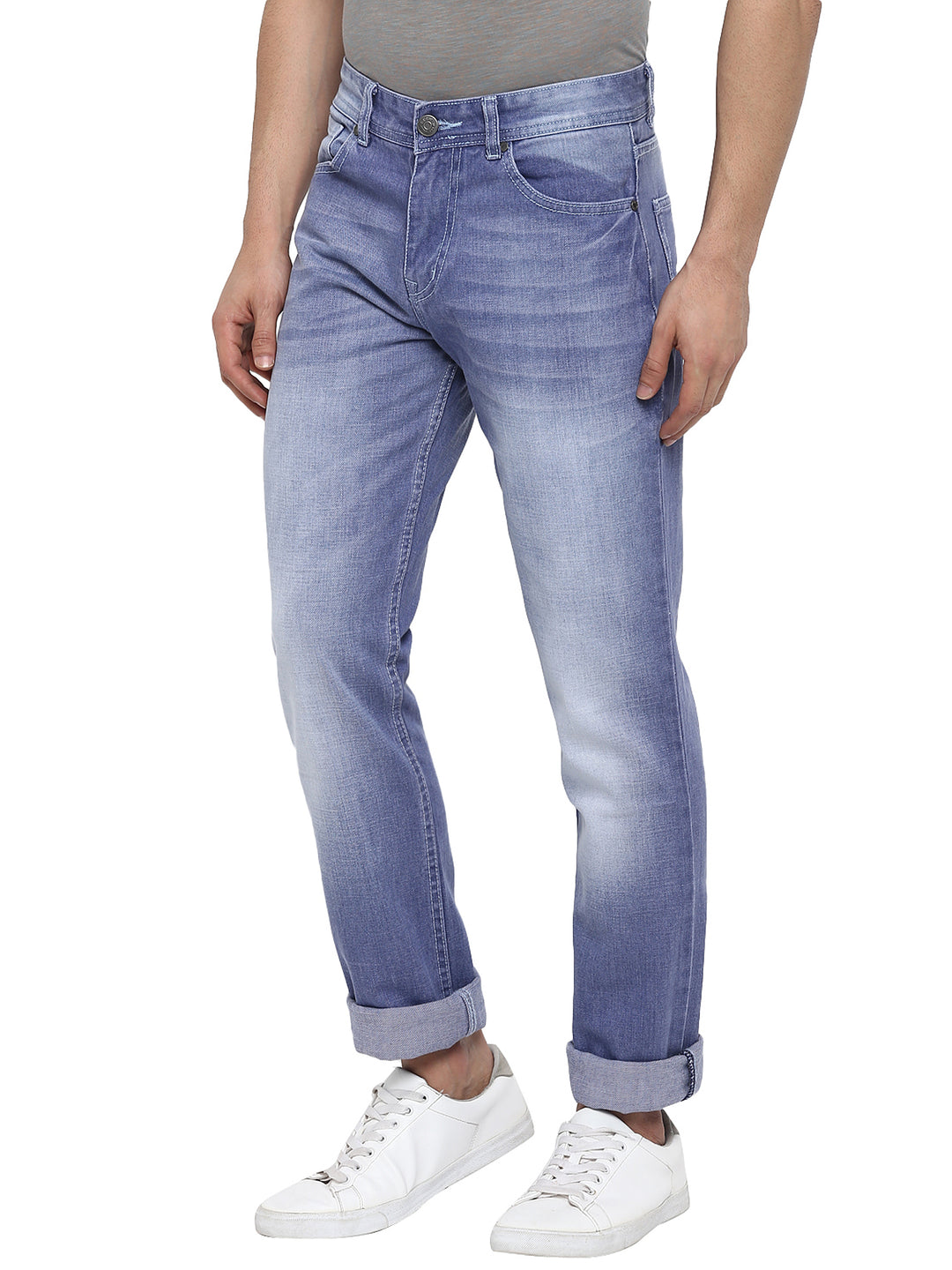 Men's Straight Fit Jeans - Blue (NO EXCHANGE NO REFUND0