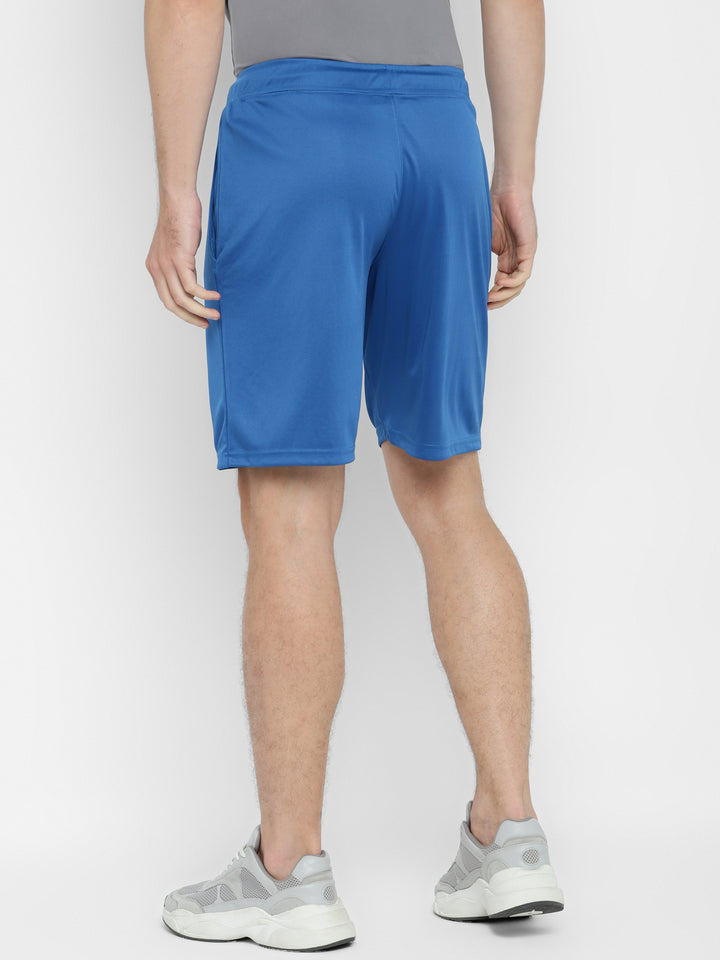 Sports Shorts for Men with Side Pockets - Deep Water