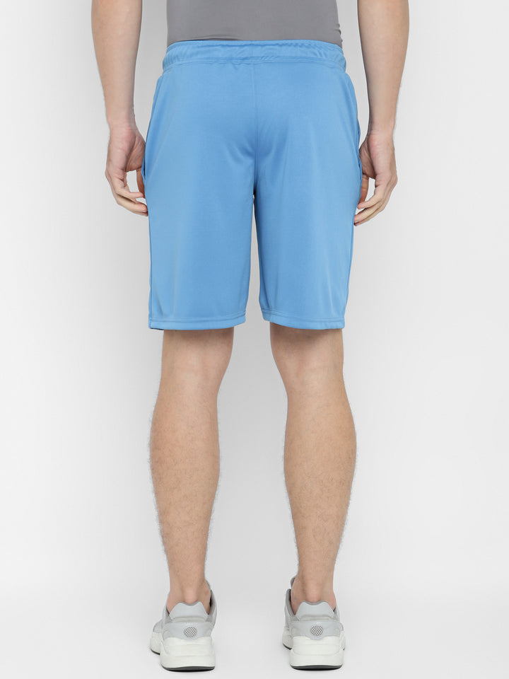 Sports Shorts for Men with Side Pockets - Cendre Blue