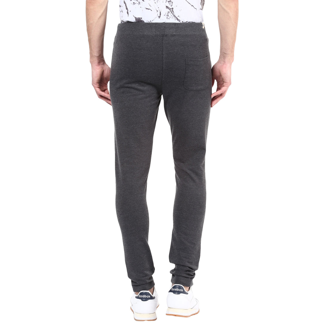 Men's Slim Fit Trackpant- Charcoal Melange (no Exchange No Refund)
