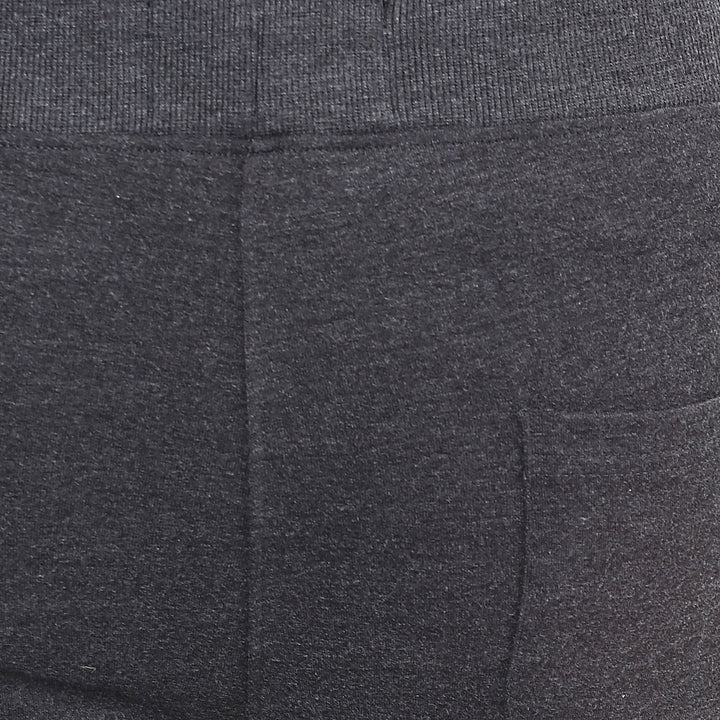 Men's Slim Fit Trackpant- Charcoal Melange (no Exchange No Refund)
