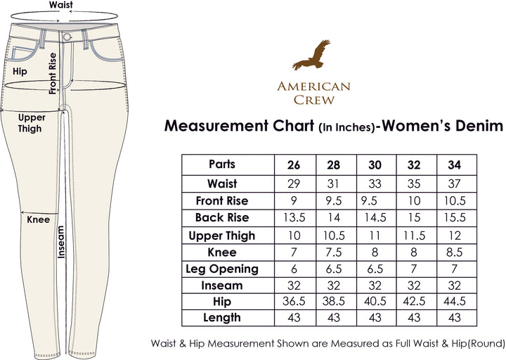 Women's Skinny Fit Jeans - Dark Blue