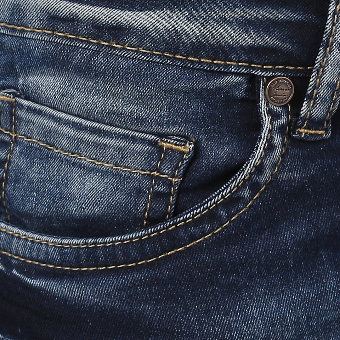 Women's Skinny Fit Jeans - Dark Blue (NO EXCHANGE NO RETURN)