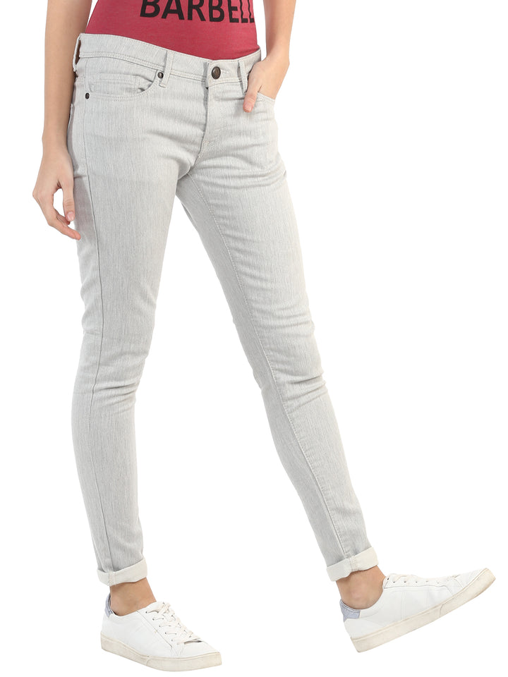 Women's Slim Fit Jeans - Grey