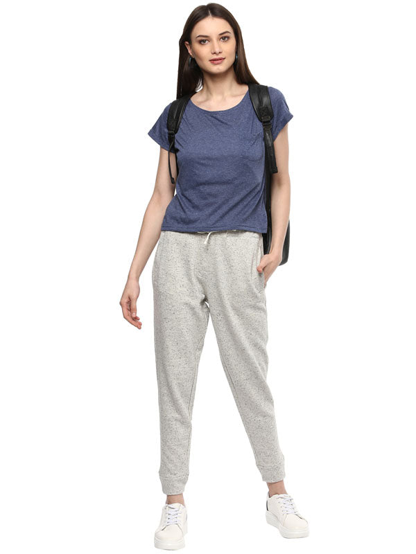 Women's Round Neck Crop Top - (No Exchange No Return)