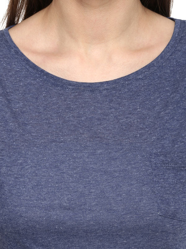 Women's Round Neck Crop Top - (No Exchange No Return)