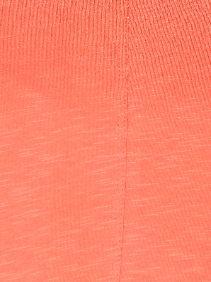 Women's Boat Neck Top - Orange (No Exchange No Return)