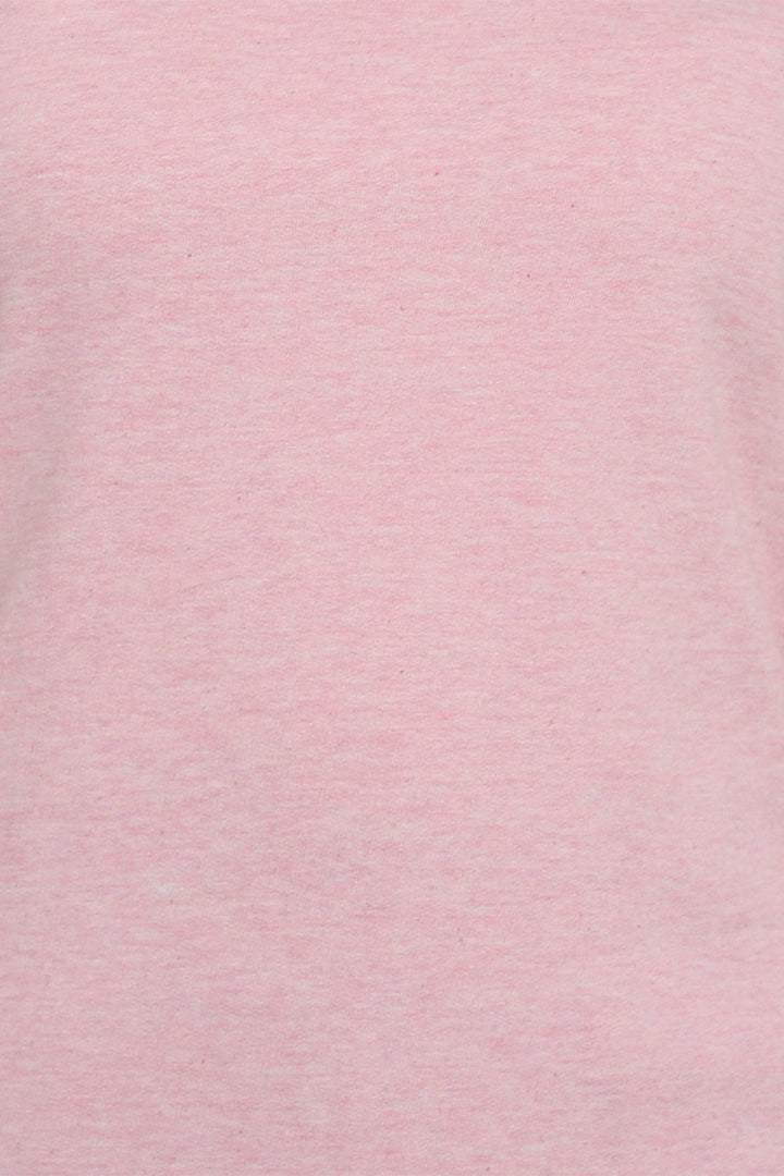 Women's Round Neck Sweatshirt- Pink (NO EXCHANGE NO RETURN)