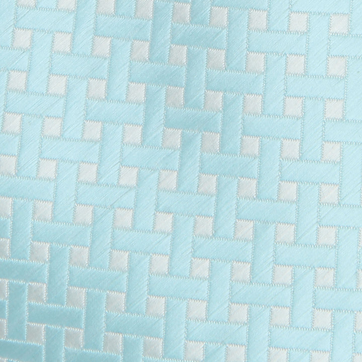 Men's Square Formal Necktie - Light Blue