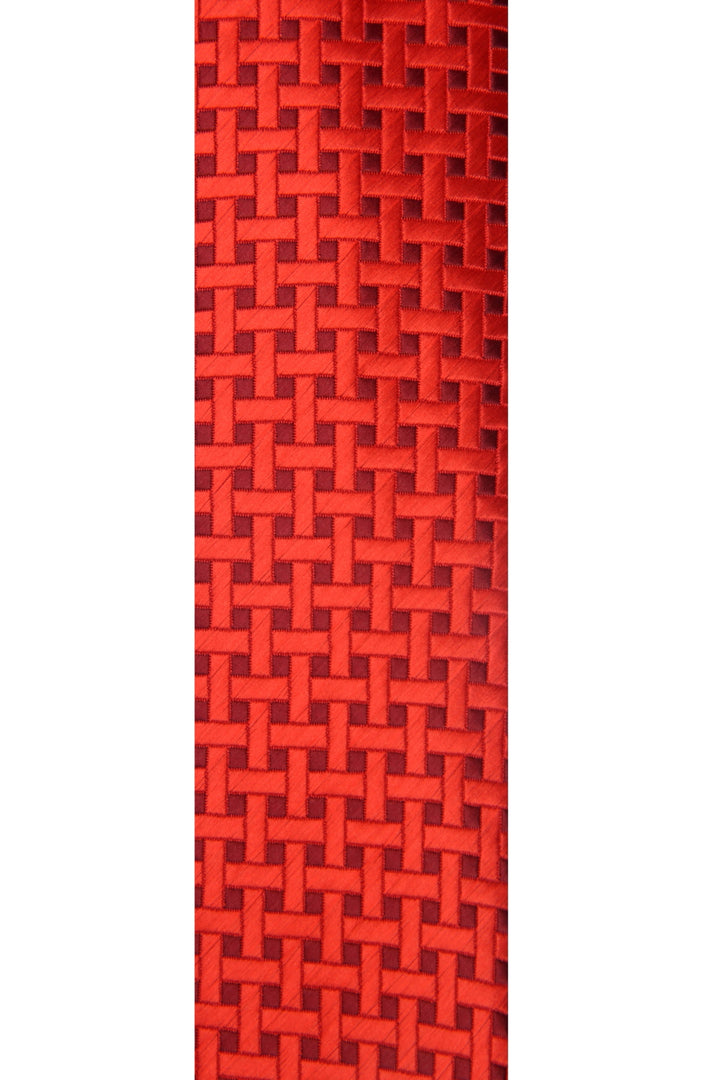 Men's Square Formal Necktie - Red