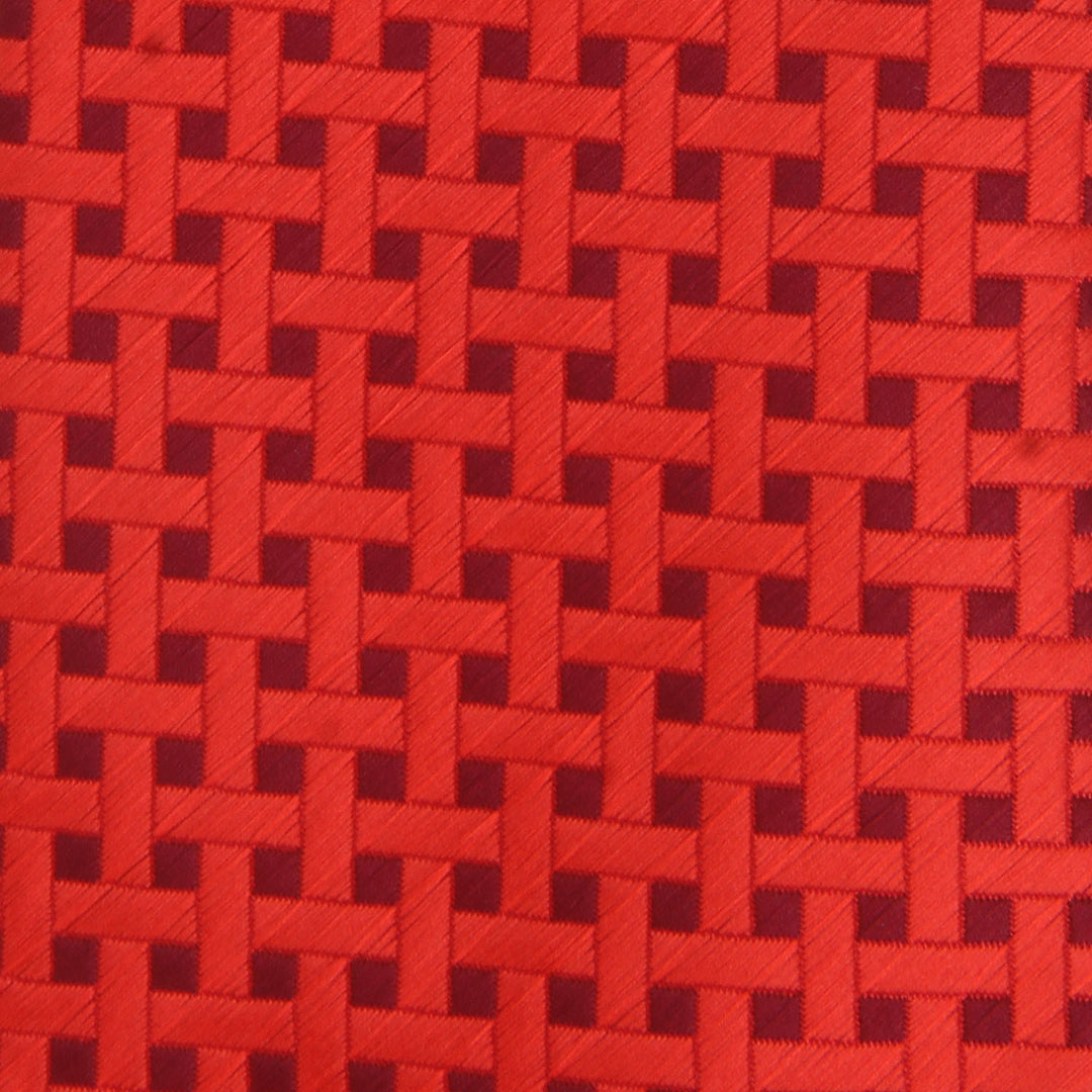Men's Square Formal Necktie - Red