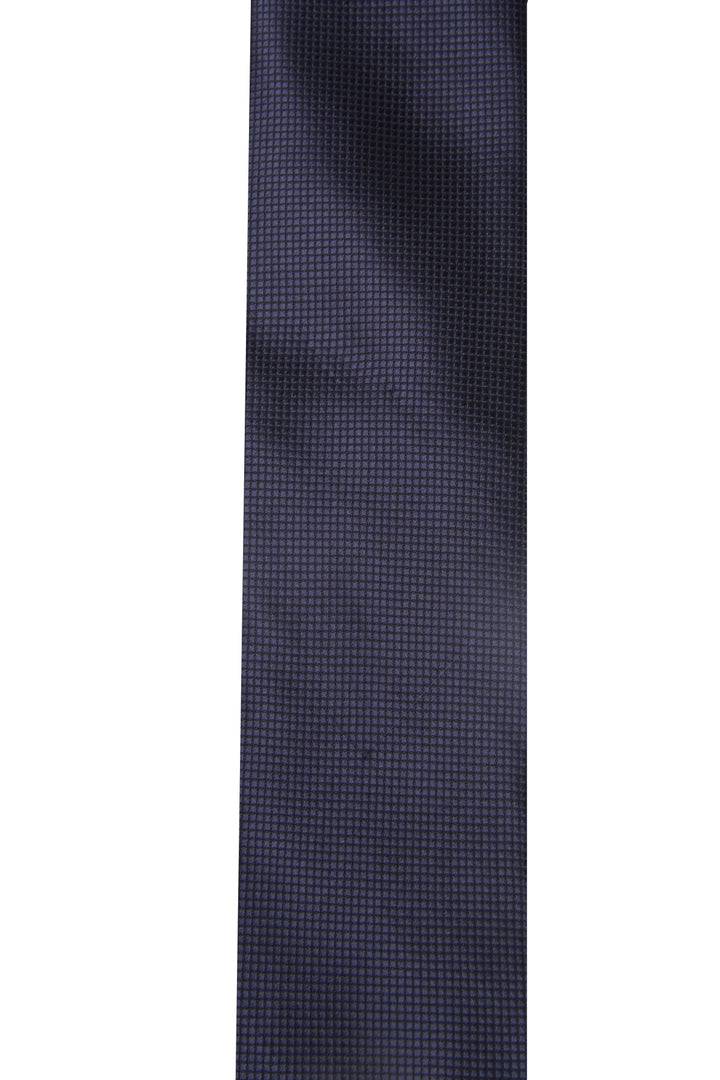 Men's Square Formal Necktie - Navy Blue