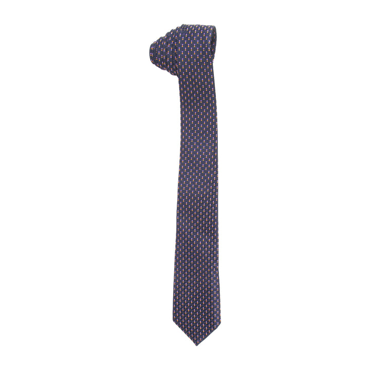 Men's Square Formal Necktie - Dark Blue