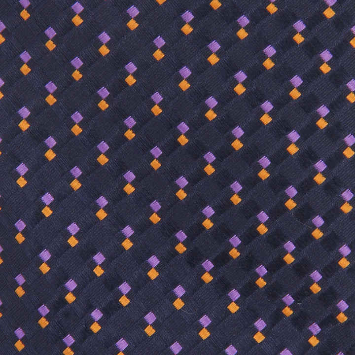 Men's Square Formal Necktie - Dark Blue